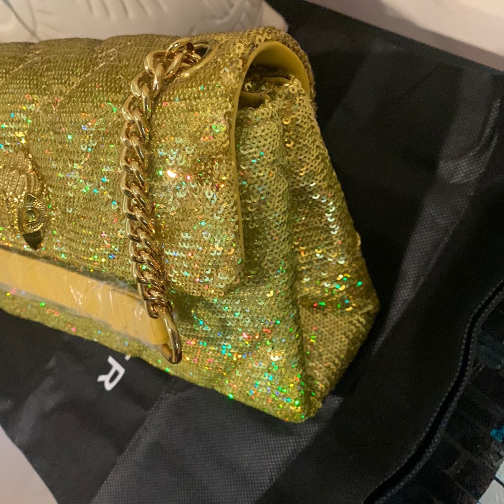 KURT GEIGER LONDON KENSINGTON SEQUINS CROSSBODY - Picture 7 of 16